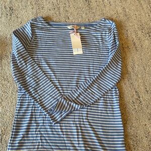 Vineyard vines Pima stripe boatneck tee - M - NWT